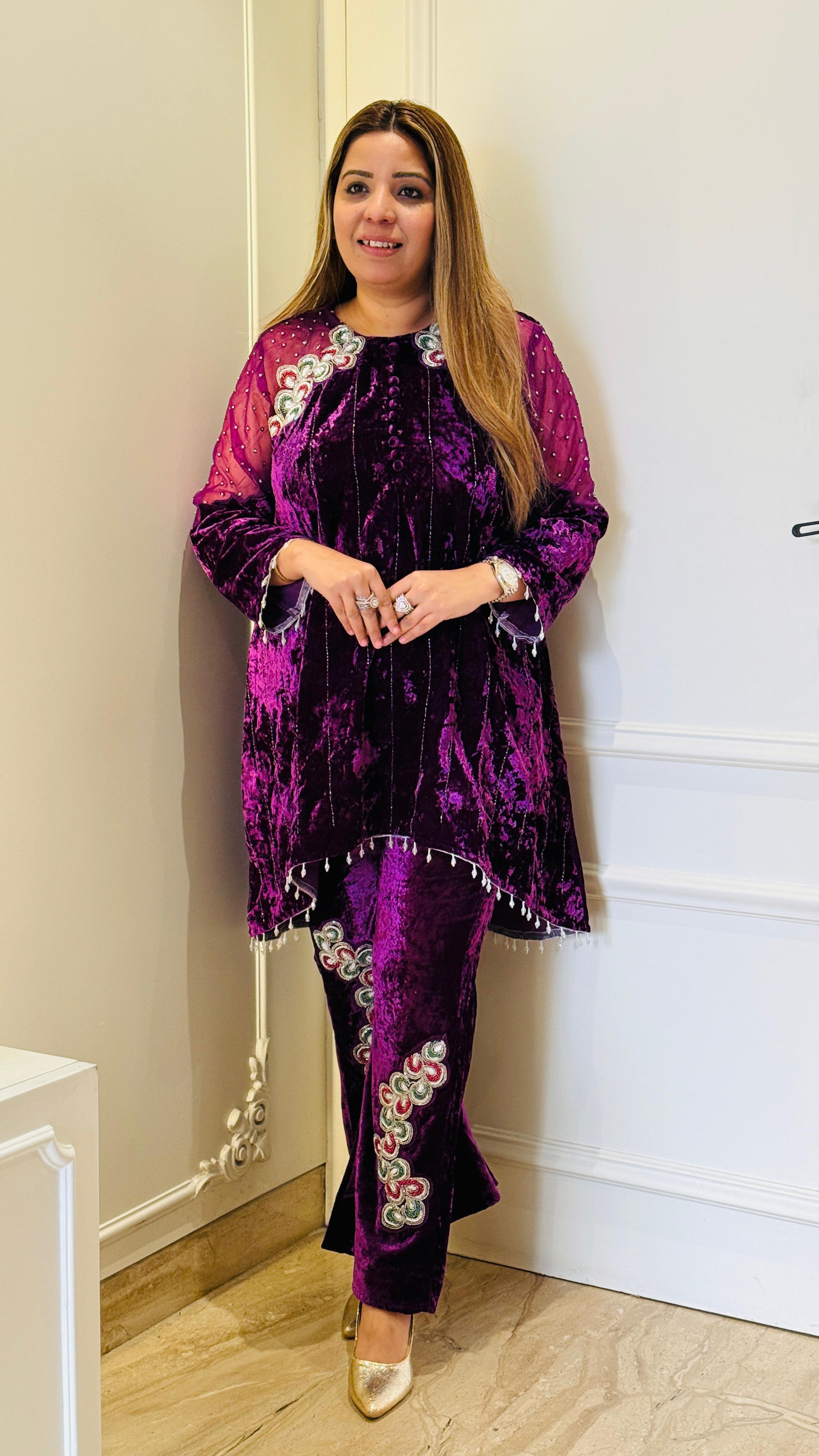 Iced Velvet Co-ord Set